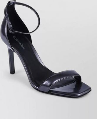Calvin Klein leather stiletto heel sandals