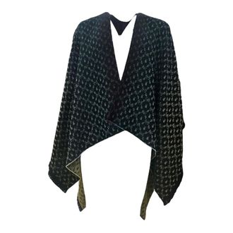 Philipp Plein Capes, female, Black, Size: ONE SIZE Black Scarves & Shawls Ma9Wmpp6540001