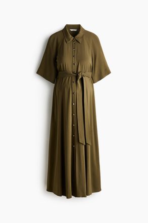 H&M MAMA Before & After Blusenkleid - Khakigr&uuml;n