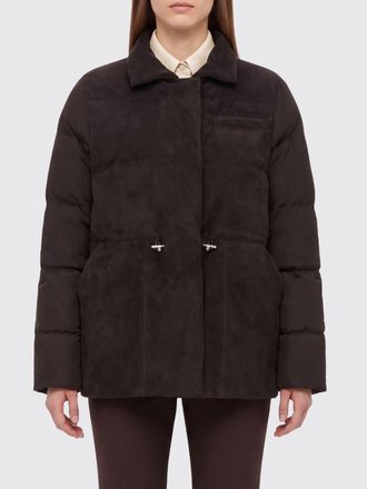Kiton Short Quilted Puffer Jacket in technical fabric with drawstring waist