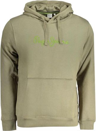 Pepe Jeans London Kleding - Heren - Hoodies - Groen - S - Katoen - Hoodies & sweatvesten