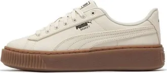Puma (WMNS) PUMA Basket Platform Canvas Beige 399251-02