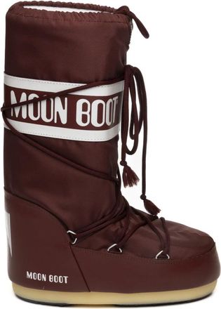 Moon Boot Icon Nylon Boot - Dames - Winterlaarzen - Rood - 35 EU - Nylon - Schoenen