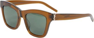 Saint Laurent Brown M160 Square Sunglasses