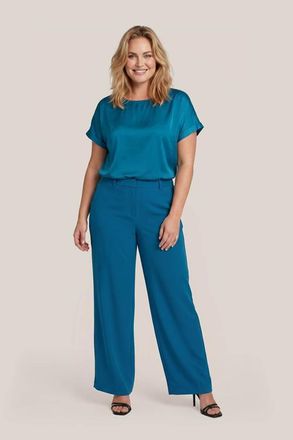 Mart Visser Martha Top Petrolblauw Maxi