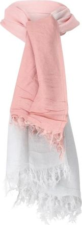 Fabiana Filippi Elegant Verloop Sjaal - Dames - Sjaals - Roze - ONE Size - Accessoires