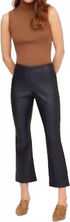 Fifteen Twenty Sigourney Pintuck Flare Pants In Black