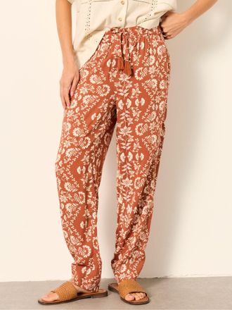 Fat Face FatFace Charlie Woodblock Placement Tapered Trousers