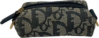Dior Navy Canvas Pouch (Pre-Owned)