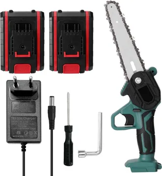 OEM Mini Sierra El&eacute;ctrica Port&aacute;til De 21 V Y 1200 Mah, Mango Ergon&oacute;mico, Cadena Port&aacute;til Para Ramas De &Aacute;rboles Y Jard&iacute;n