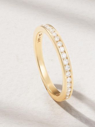 Melissa Joy Manning Anello In Oro Riciclato 14 Carati Con Diamanti