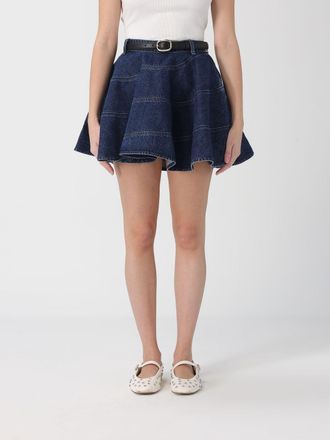 Self Portrait Skirt SELF-PORTRAIT Woman color Blue