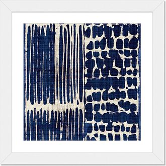 iCanvas Icanvas Indigo Batik Iii Art Print By Wild Apple Portfolio
