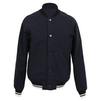 A.P.C. A. P.C. Bomber Jacket in Black Cotton