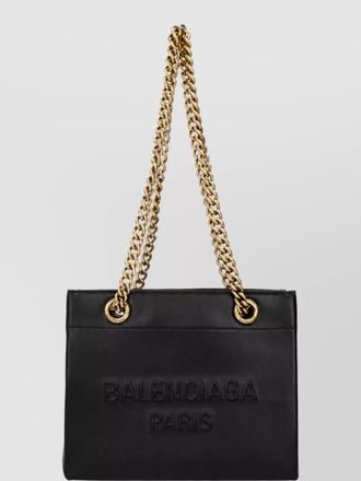 Balenciaga cabas leather tote bag