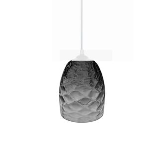 Tosel Suspensi&oacute;n metal Alt.100cm blanco ;Pantalla: ahumado