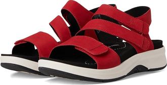 Josef Seibel Estelle 03 Womens Sandals Red : EU 38 (US Womens 7-7.5) M, Leather/Rubber