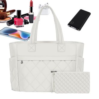 Generic Laptop Bag - PU Leather Material | Compartmented Business Work Computer Bag | Large Capacity Purse For Travel, Commute, School, Workplace, College, An