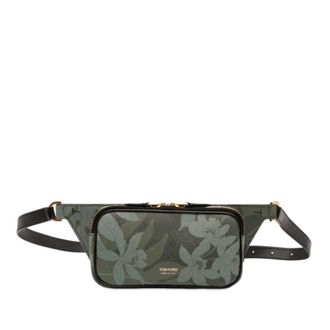 Tom Ford Pre-owned Tom Ford Leather Floral Print Belt Bag Ladies 73KOF7EFMQFL05JN
