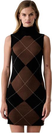 DKNY Abito Corto in Maglia - - Dresses - Donna - Multicolore - L