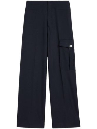 Ami straight fit cargo trousers - Blue