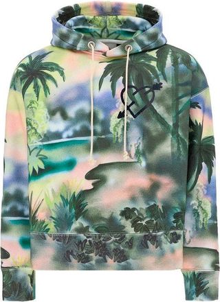 Palm Angels Bicolor Cotton Mens Sweatshirt