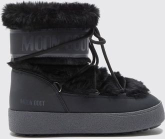Moon Boot Stivali da neve Ltrack bassi in pelliccia sintetica con logo stampato
