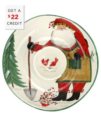 Vietri Vietri Old St. Nick Chip & Dip With $28 Credit