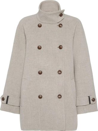 Brunello Cucinelli Cappotto doppiopetto - Toni neutri