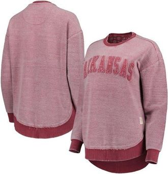 Pressbox Womens Pressbox Cardinal Arkansas Razorbacks Ponchoville Pullover Sweatshirt at Nordstrom, Size Medium