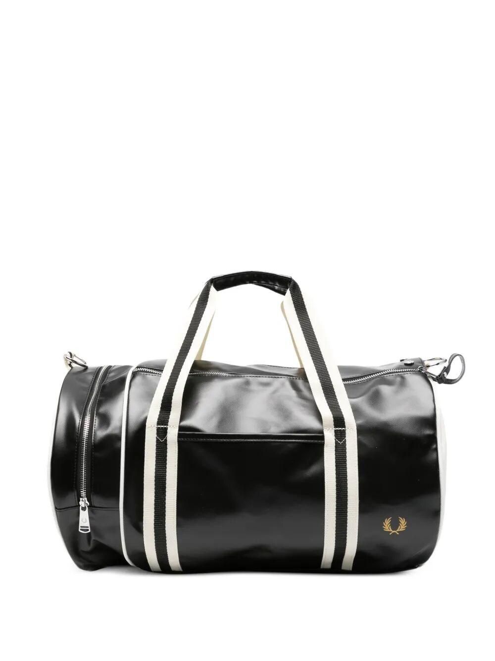 FRED PERRY】00sPVCレザーロゴボストンバッグ スポーツバック FRED 
