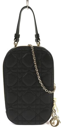 Dior Black Leather Pouch (Pre-Owned)