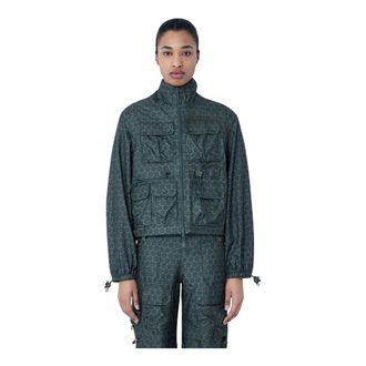 The North Face Utility Jacket met Zakdetails - Dames - Outdoorjassen - Groen - L - Fitness