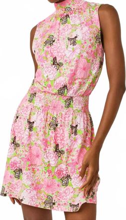 Lilly Pulitzer Sherah Skirted Romper In Pistachio Macaron Bees Knees