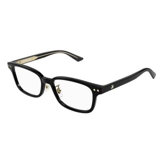 Montblanc Japan Capsule Rectangular Optical Frame - male - MONTBLANC - Glasses - Black - 53 MM - Accessories