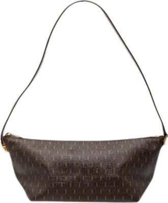 Saint Laurent Pre-owned Shoulder Bags, female, Brown, Size: ONE SIZE Pre-owned Plastic Shoulder Bag
