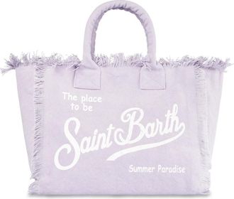 MC2 Saint Barth Vanity Shoulder Bag 24 - Dames - Shoppers - Paars - ONE Size - Katoen - Tassen