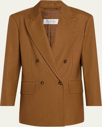 24AW new/Max Mara パランカウール＆シルク混紡ブレザー Blazer 24AW new/Max Mara パランカウール＆シルク混紡ブレザー Blazer