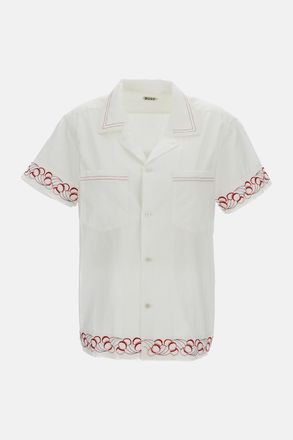 Bode Camicia Ricamata Cherry Lane