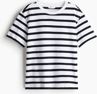 H&M MAMA Still-T-Shirt aus Baumwolle - Schwarz
