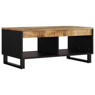 vidaXL Mesa De Centro De Madera Maciza Mango 90x50x40 Cm Vidaxl