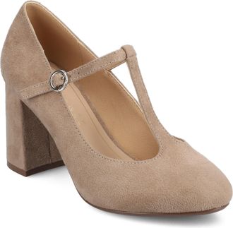 Journee Collection Womens Talani T-strap Dress Pumps