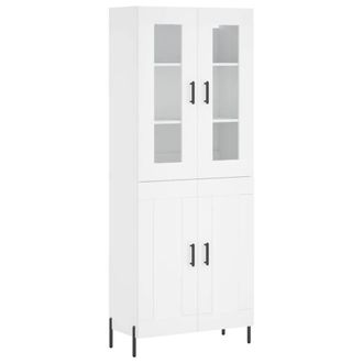 Berkfield Home Highboard White 69.5x34x180 cm Engineered Wood