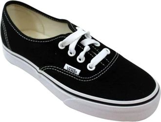 Vans Authentic VN000EE3BLK Sneakers Mens Black White Canvas Shoes HAWK2700