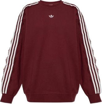 adidas Oversized Sweatshirt - Dames - Sweatshirts - Rood - L - Katoen - Hoodies & sweatvesten