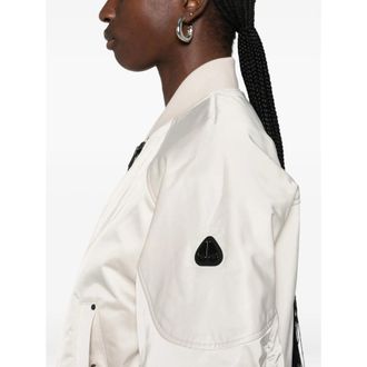 Moose Knuckles Quilted Hooded Down Jacket - Beige