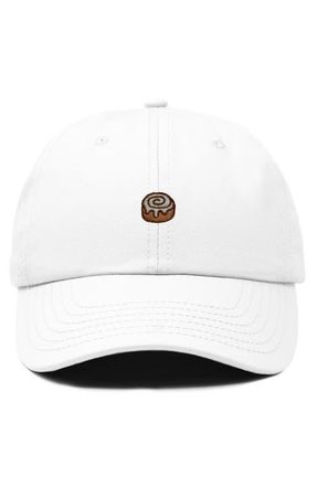 Dalix Cinnamon Roll Dad Cap in White at Nordstrom