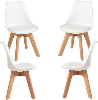 Regalos Miguel Ofertas L&iacute;mite - Pack 4 Sillas Synk Kid (infantil) - Blanco