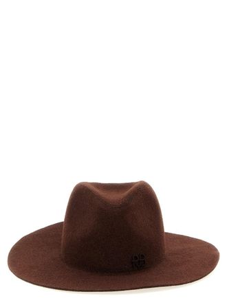 Ruslan Baginskiy Monogram-Embellished Fedora Hat
