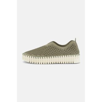 Ilse Jacobsen Womens Tulip Slip On Shoes In Kit Army